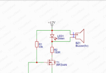 Non Contact AC Voltage Detector Circuit Diagram