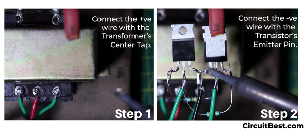Battery wire for 12V Input