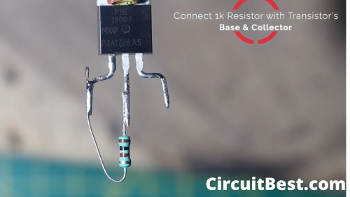 Base Collector Connection 1K resistor