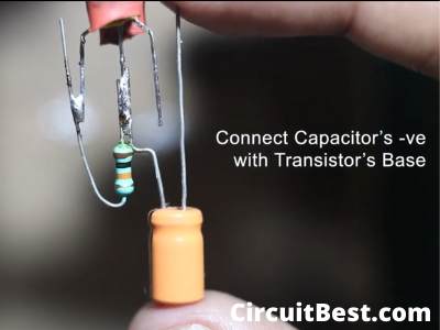 capacitor connection with Amplifier