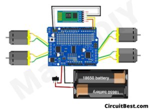 How to Make DIY Arduino Bluetooth control car at Home with Arduino UNO ...