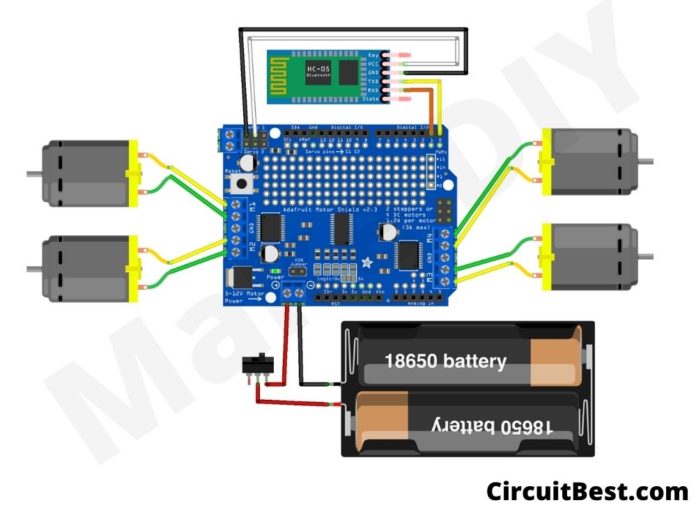 12 Simple Steps To Make Arduino Bluetooth Control Car With L293d