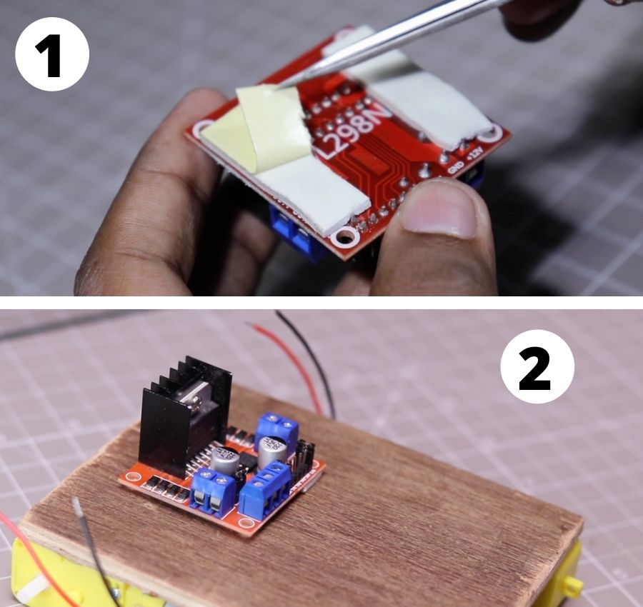 Line follower robot using arduino clearance and l298n