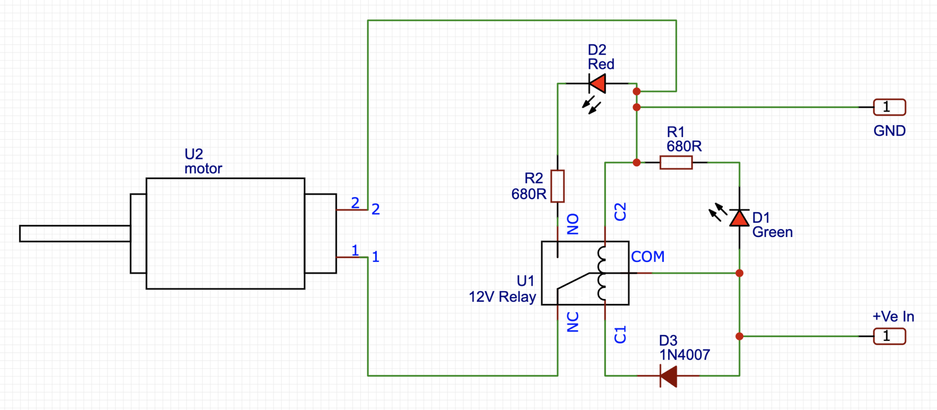 Simple Relay Polarity Remover circuit CircuitBest